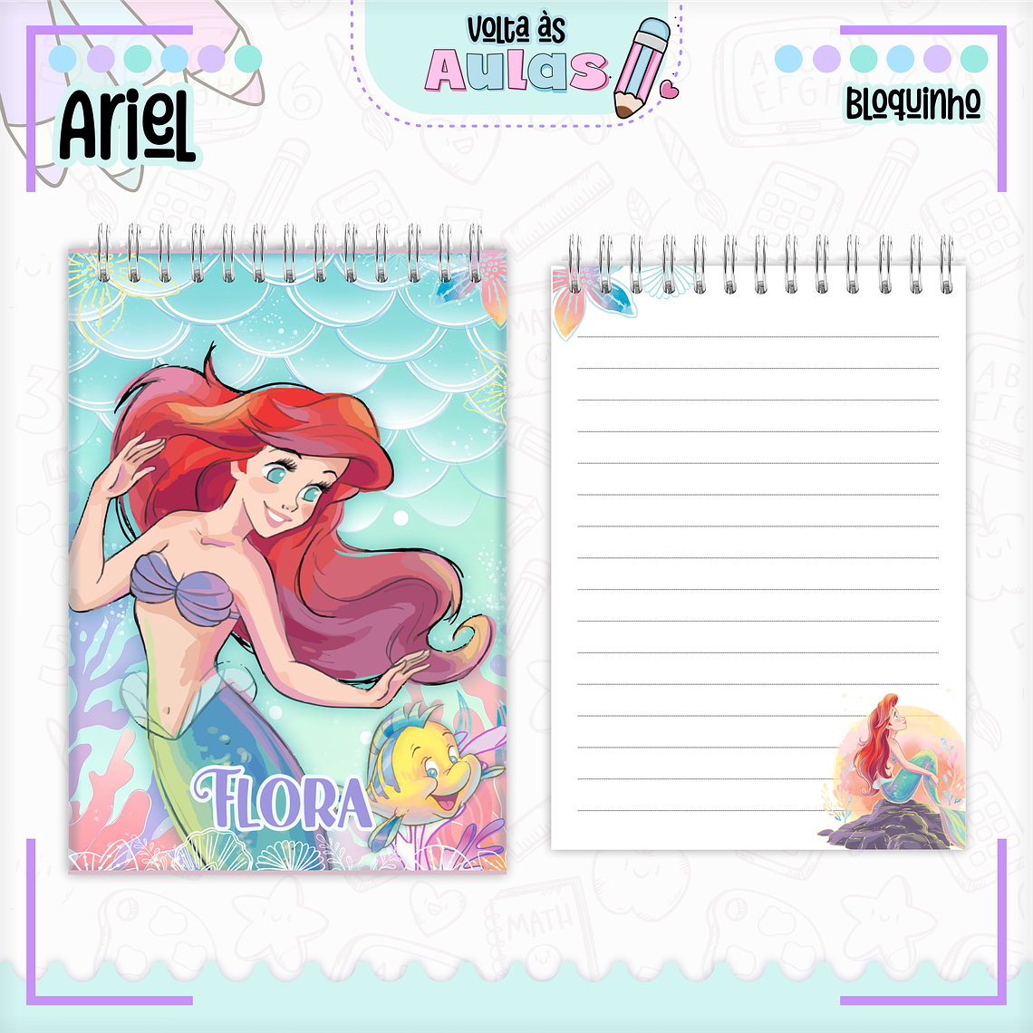 Arquivo Encadernação Kit Escolar - Ariel  5