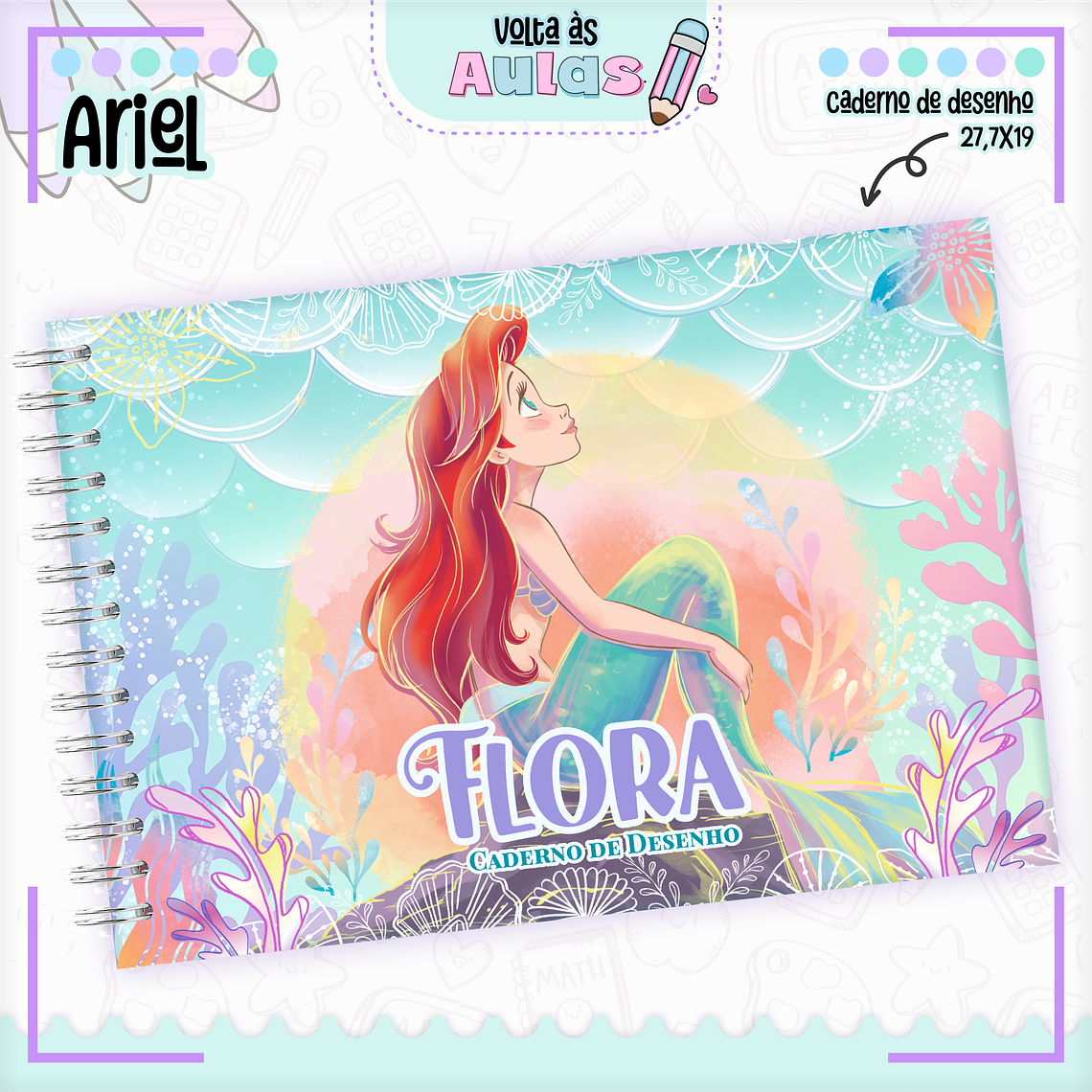 Arquivo Encadernação Kit Escolar - Ariel  9