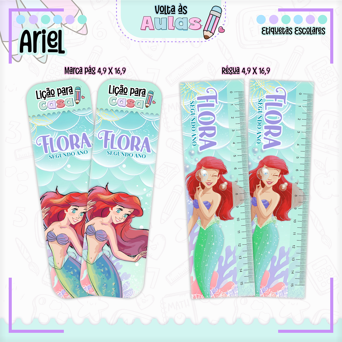 Arquivo Encadernação Kit Escolar - Ariel  10