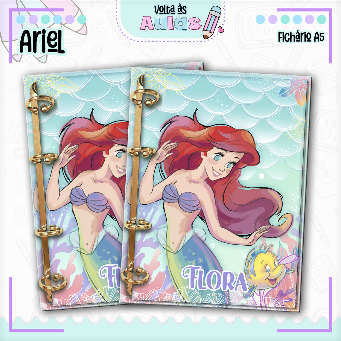 Arquivo Encadernação Kit Escolar - Ariel  13