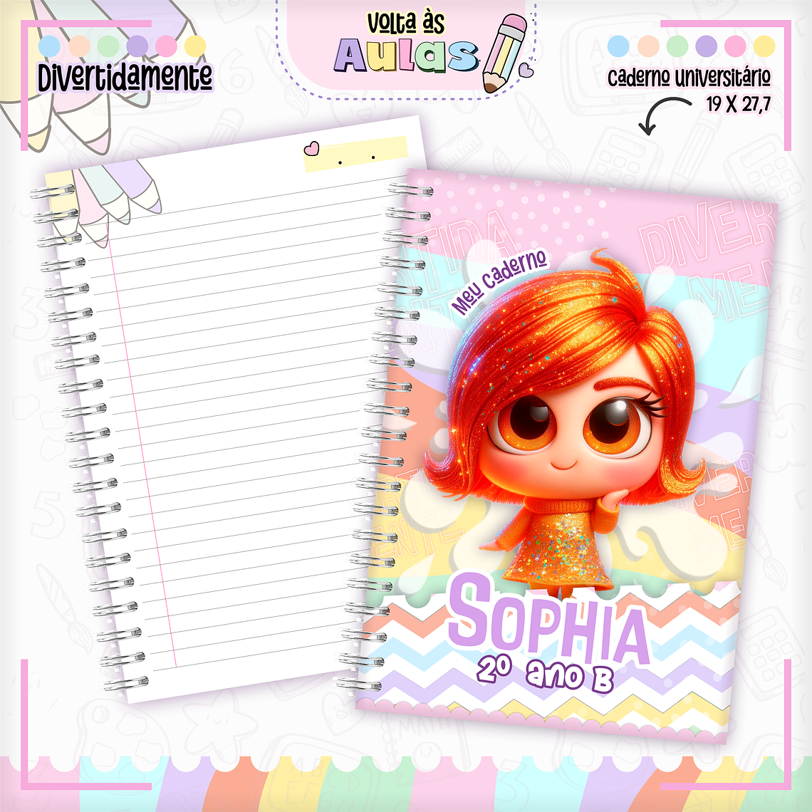 Arquivo Encadernação Kit Escolar - Divetidamente 4