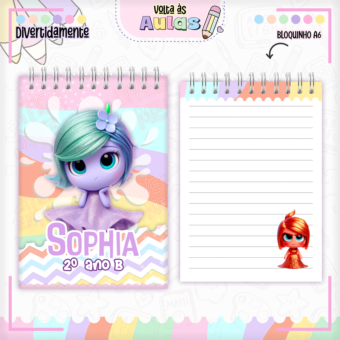 Arquivo Encadernação Kit Escolar - Divetidamente 5