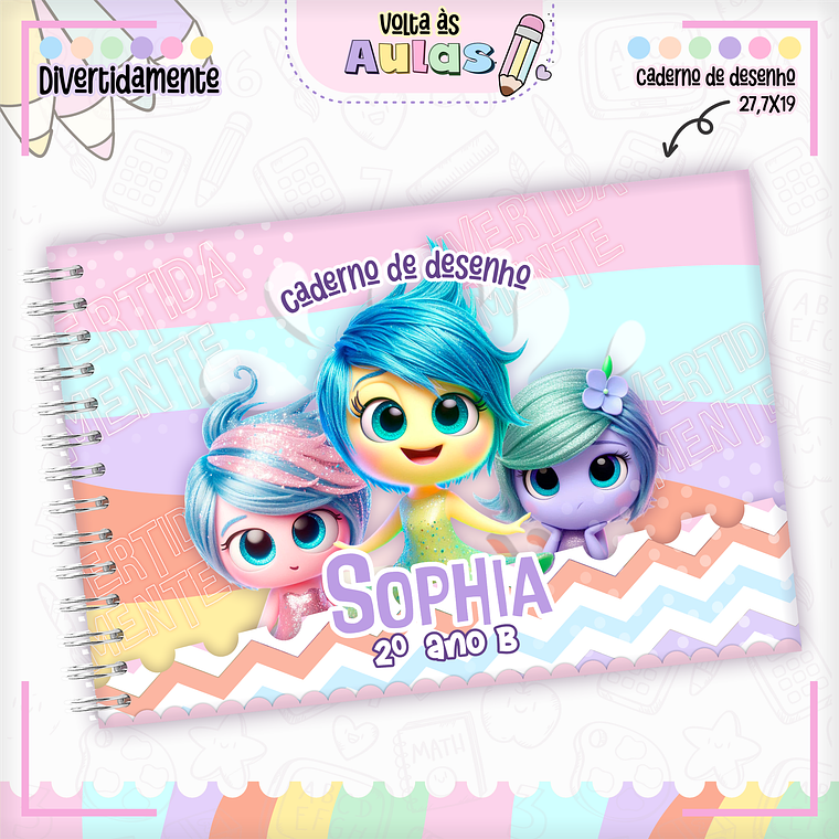 Arquivo Encadernação Kit Escolar - Divetidamente 8