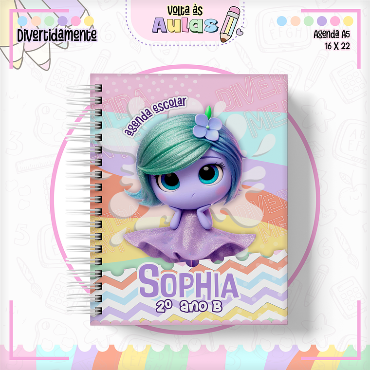 Arquivo Encadernação Kit Escolar - Divetidamente 10