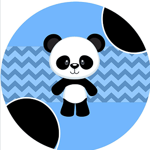Arquivo Painel Panda Azul