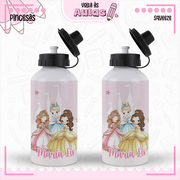 Arquivo Encadernação Kit Escolar - Princesas Disney  3