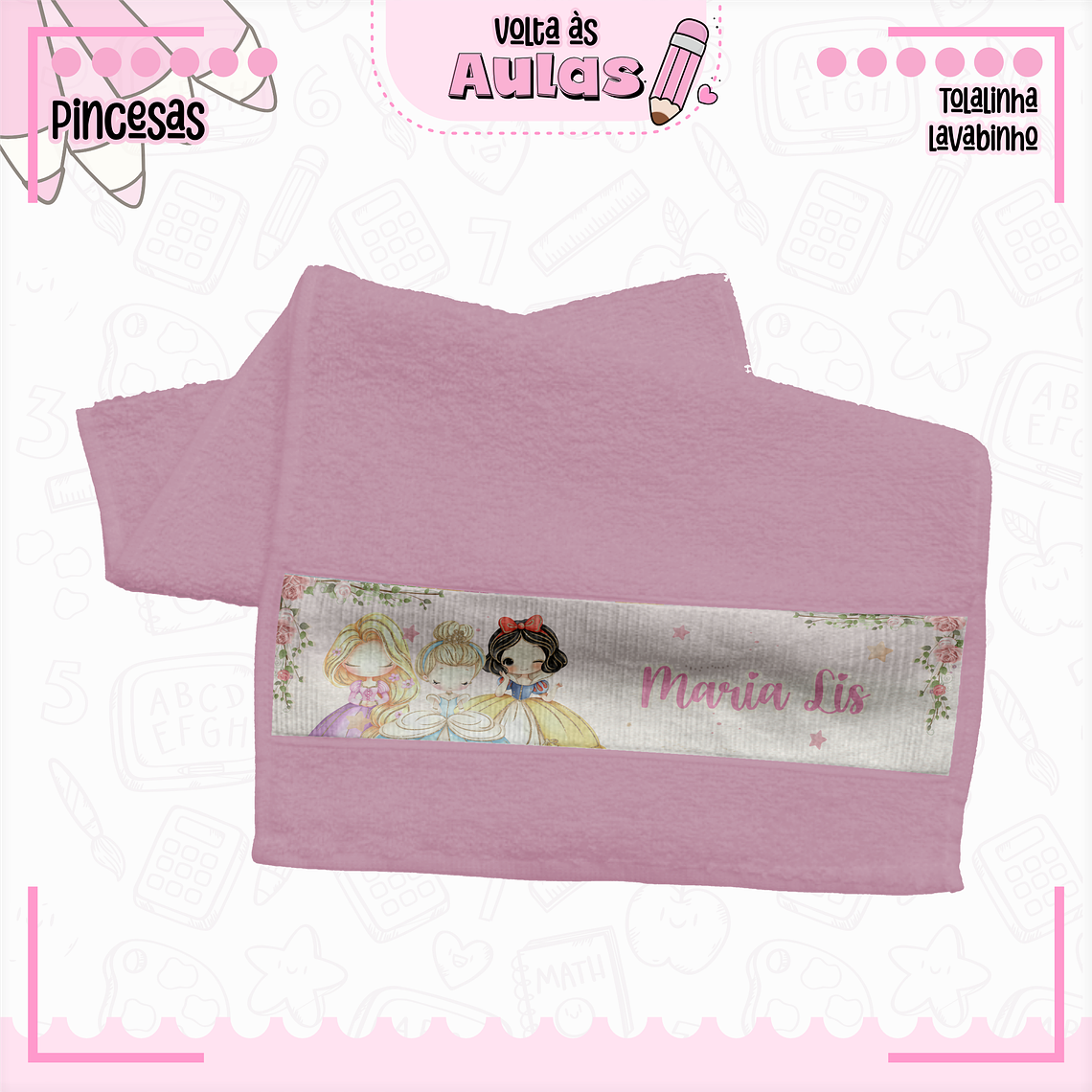 Arquivo Encadernação Kit Escolar - Princesas Disney  6