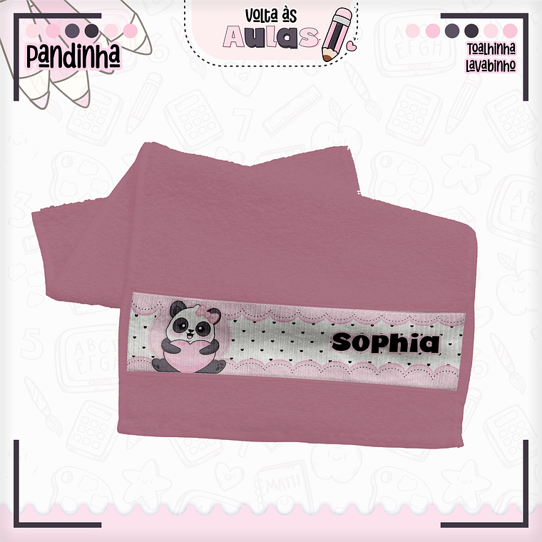 Arquivo Encadernação Kit Escolar - Pandinha 9