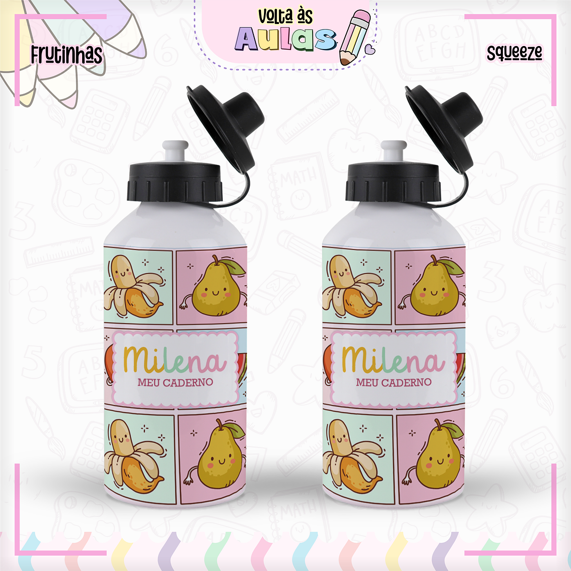 Arquivo Encadernação Kit Escolar - Frutinhas 9