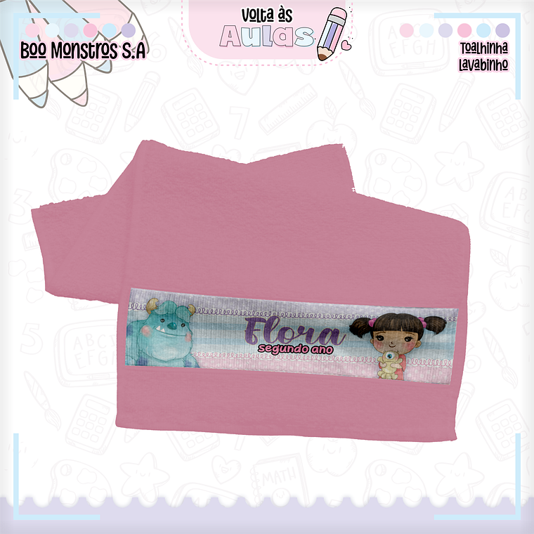 Arquivo Encadernação Kit Escolar - Monstros S.A 11