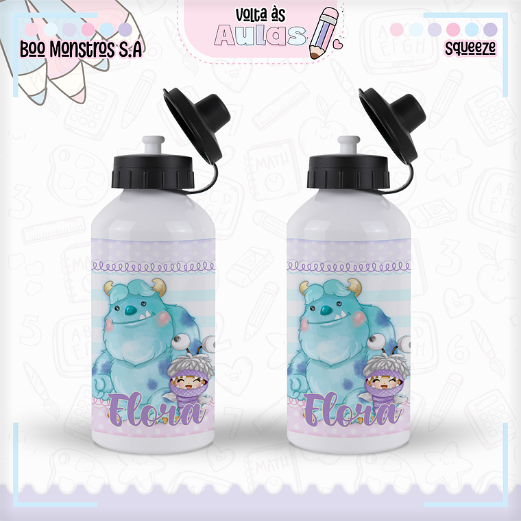 Arquivo Encadernação Kit Escolar - Monstros S.A 13