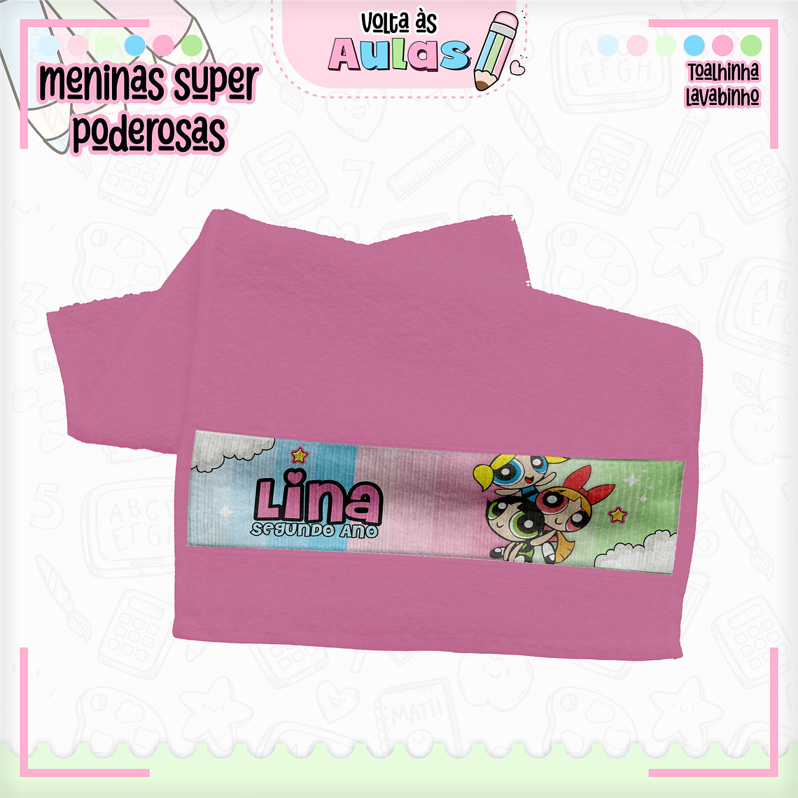 Arquivo Encadernação Kit Escolar - Super Poderosas 3