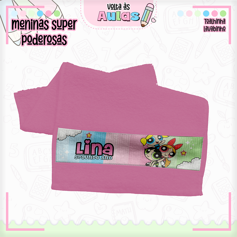 Arquivo Encadernação Kit Escolar - Super Poderosas 3