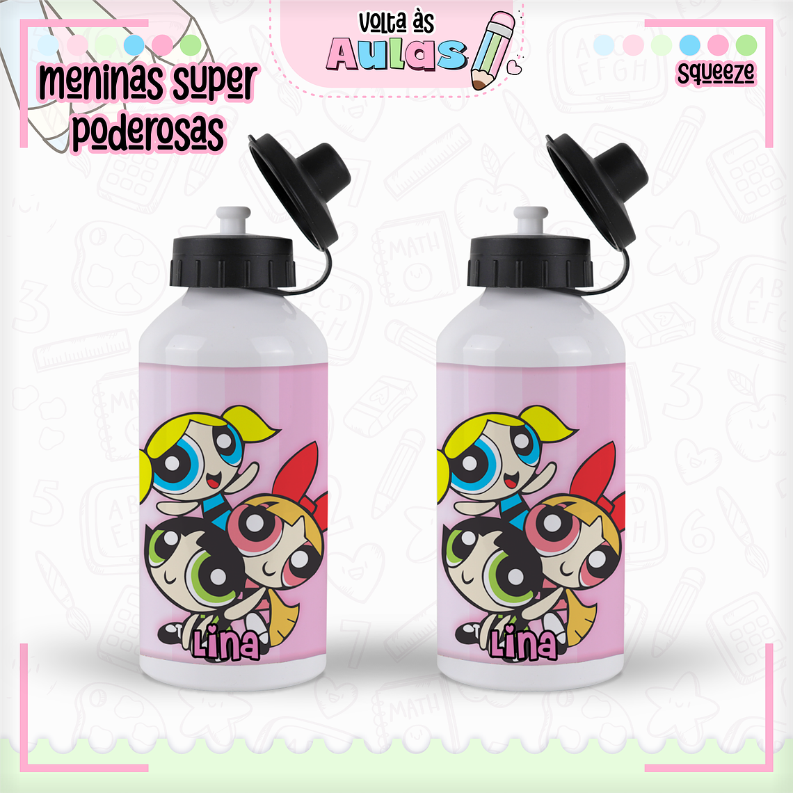 Arquivo Encadernação Kit Escolar - Super Poderosas 7