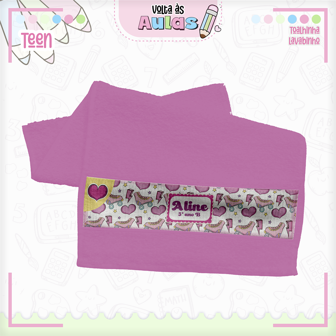 Arquivo Encadernação Kit Escolar - Teen Meninas  9