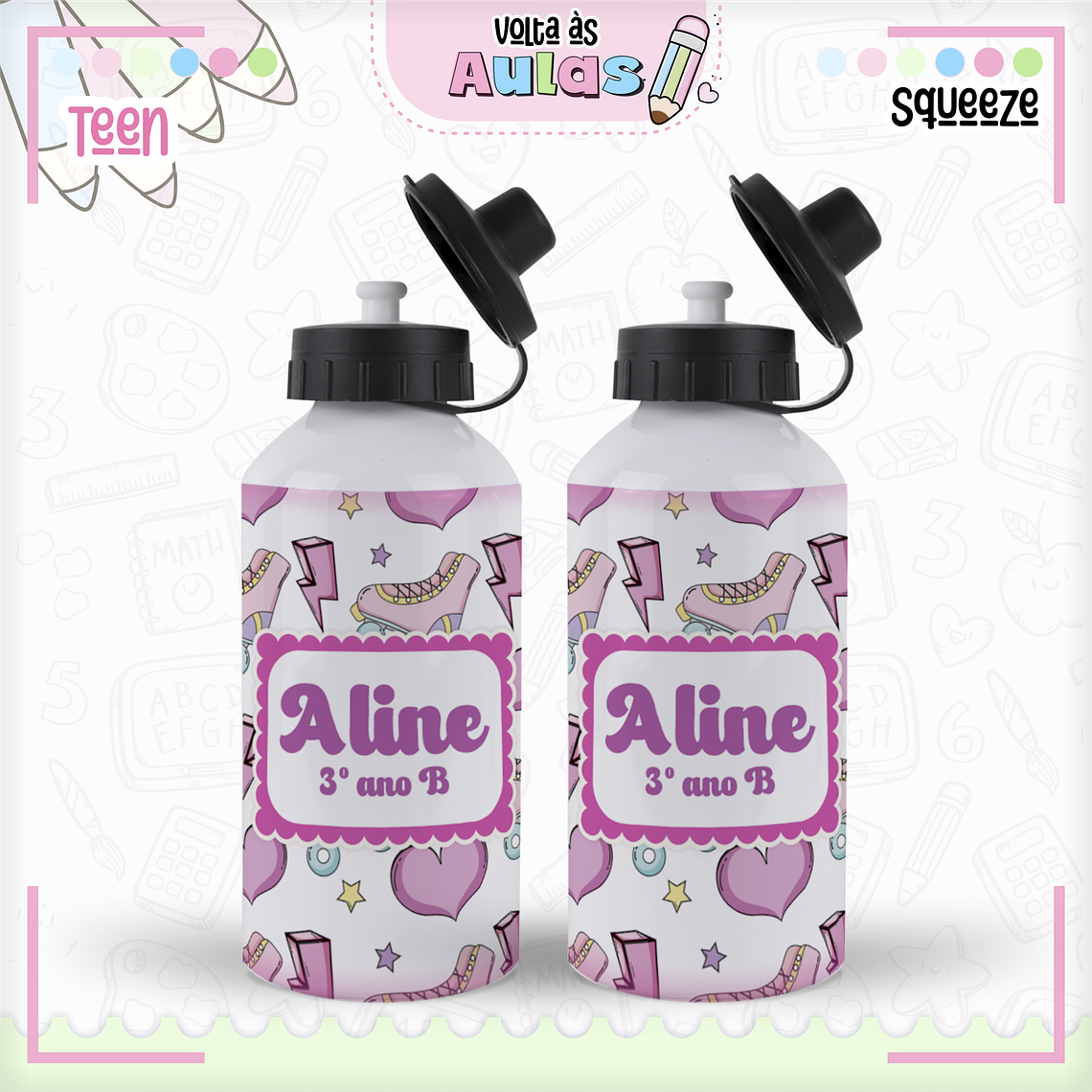 Arquivo Encadernação Kit Escolar - Teen Meninas  11