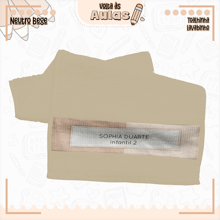 Arquivo Encadernação Kit Escolar - Neutro Bege 7