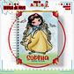 Arquivo Encadernação Kit Escolar - Branca de Neve - Thumbnail 13