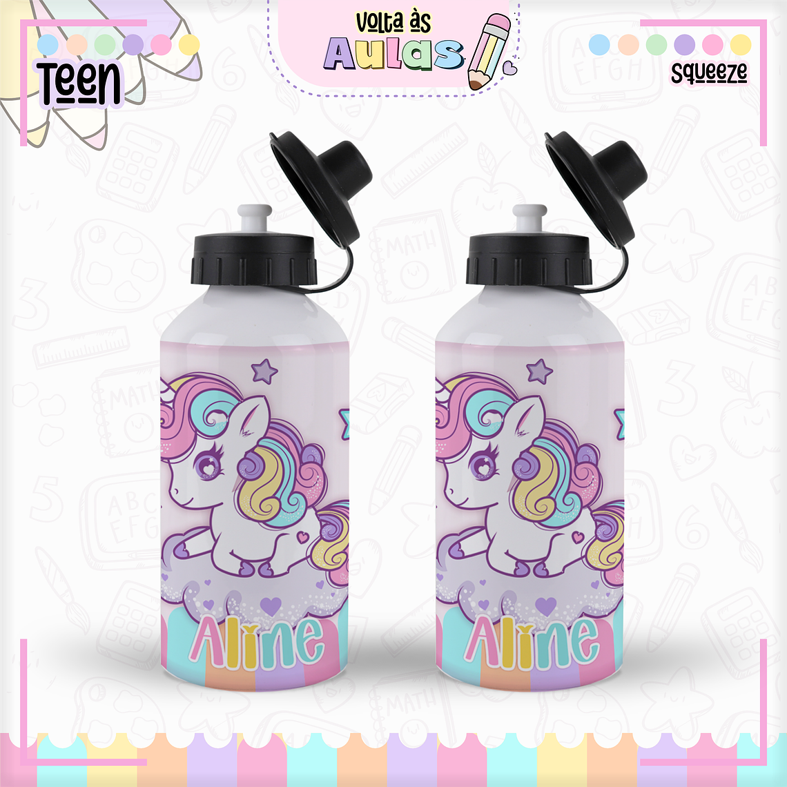 Arquivo Encadernação Kit Escolar - Teen Menina  12