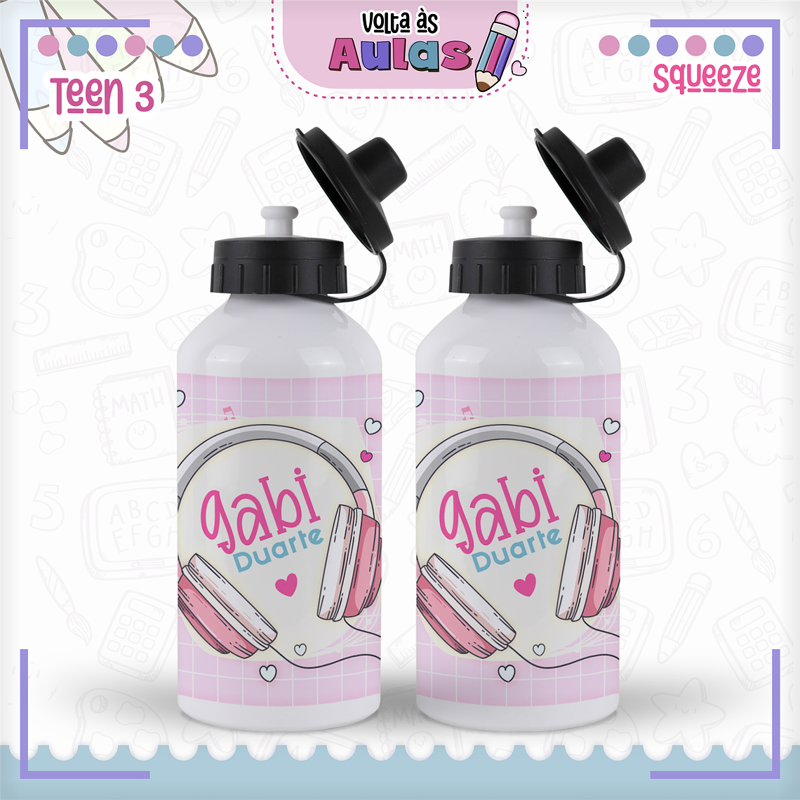 Arquivo Encadernação Kit Escolar - Teen Menina  7