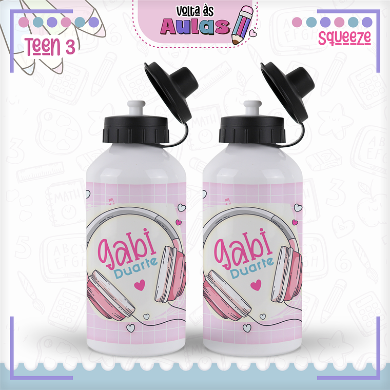 Arquivo Encadernação Kit Escolar - Teen Menina  7