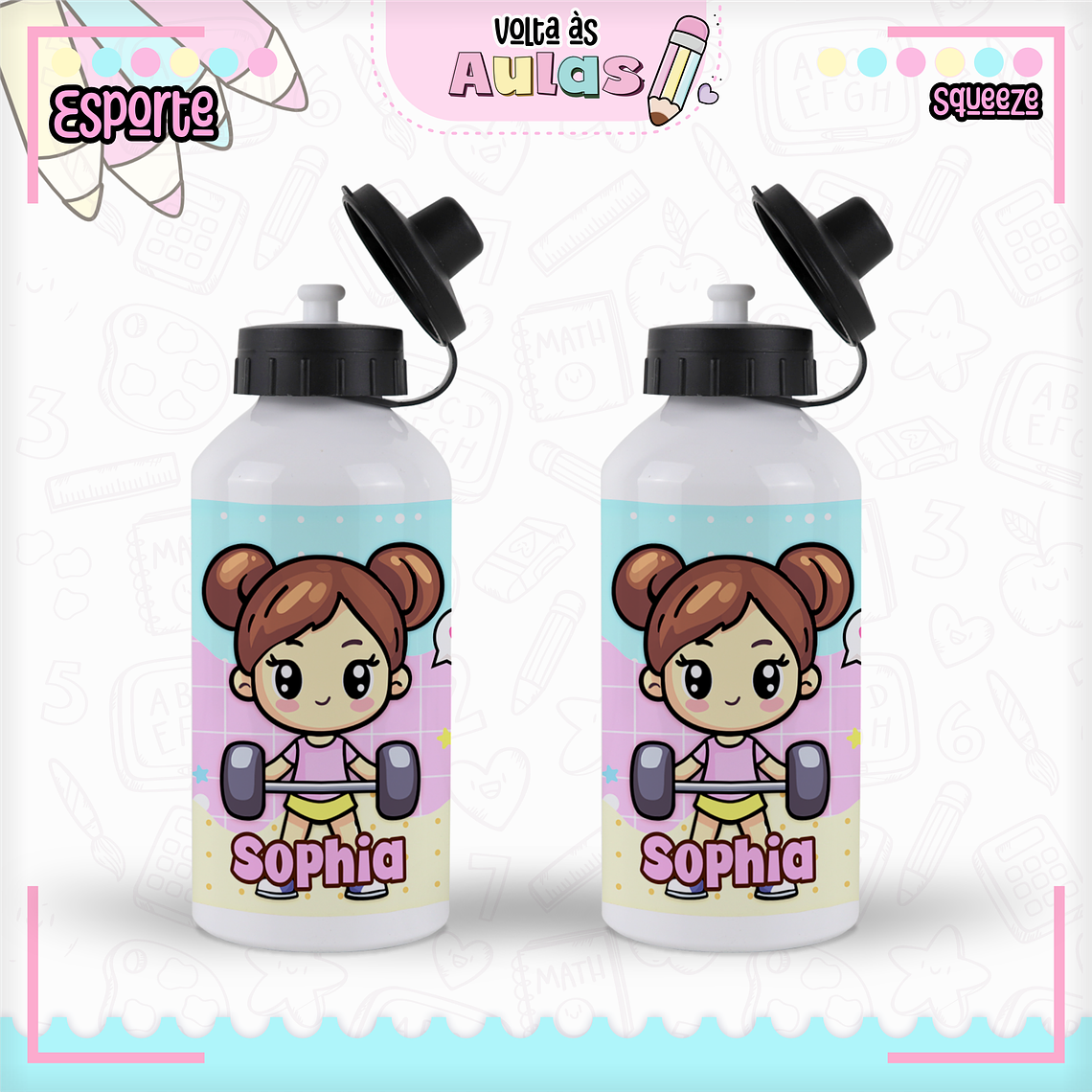 Arquivo Encadernação Kit Escolar - Esportes Menina 7