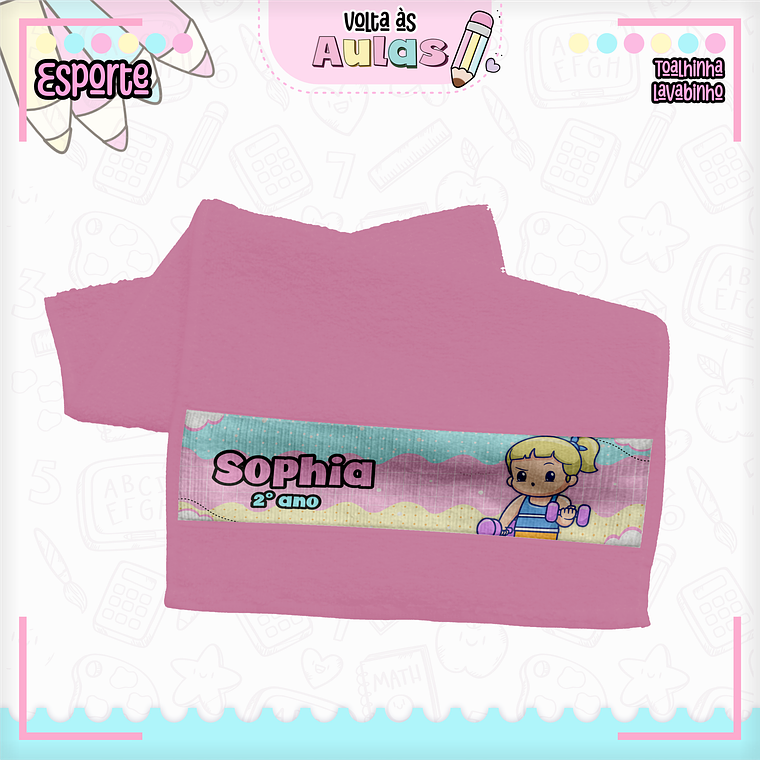 Arquivo Encadernação Kit Escolar - Esportes Menina 8