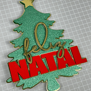  Arquivo Topo de Bolo Feliz Natal Árvore