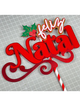  Arquivo Topo de Bolo Natal Folha