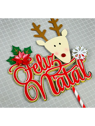  Arquivo Topo de Bolo Natal Hena