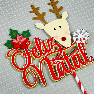  Arquivo Topo de Bolo Natal Hena