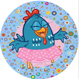 Arquivo Painel Galinha Pintadinha Rosa