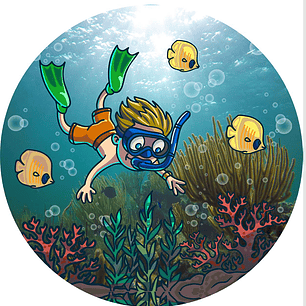 Arquivo Painel Fundo Do Mar Menino