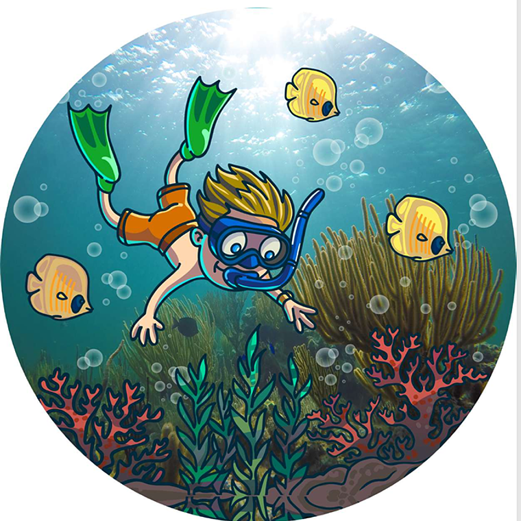 Arquivo Painel Fundo Do Mar Menino 1