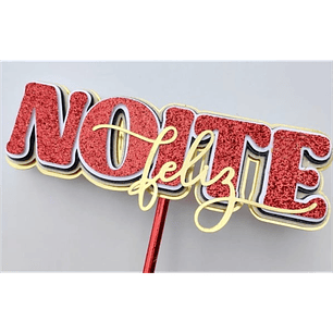 Arquivo Topo de Bolo Natal - Noite Feliz