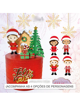 Arquivo Topo de Bolo Natal - Meninas