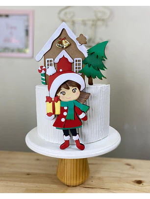 Arquivo Topo de Bolo Natal - Garotinha