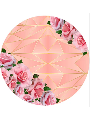 Arquivo Painel Floral Rose