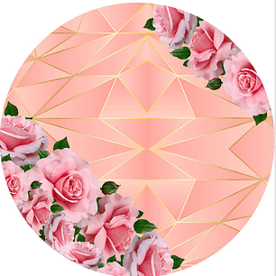 Arquivo Painel Floral Rose