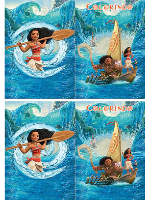 Arquivo Livrinho De Colori Moana 
