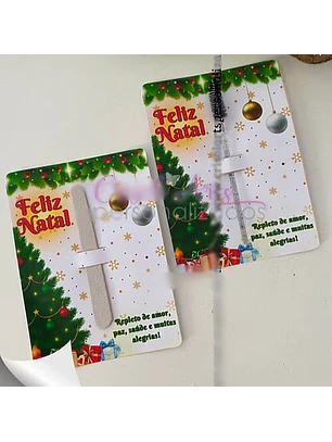 Arquivo Mini Lixa ou Escovinha Natal