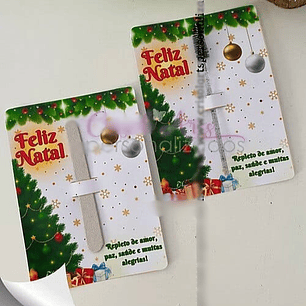 Arquivo Mini Lixa ou Escovinha Natal