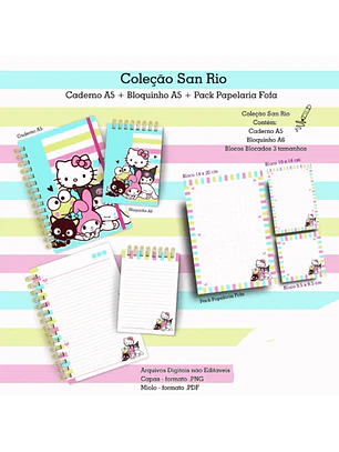 Arquivo Coleção San Rio Hello Kit