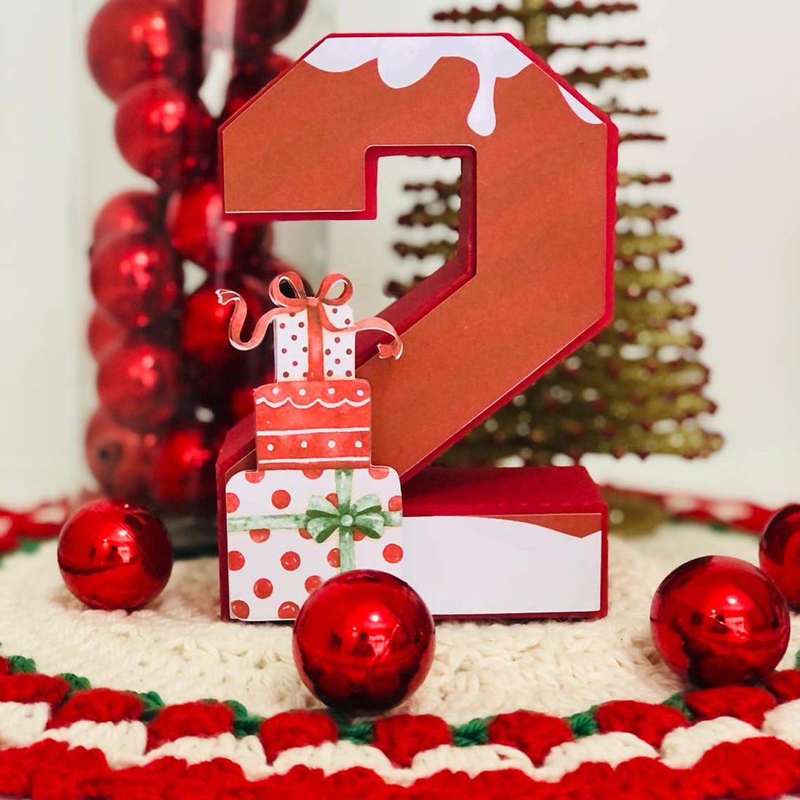 Arquivo de Corte Números 3D Natalinos 2