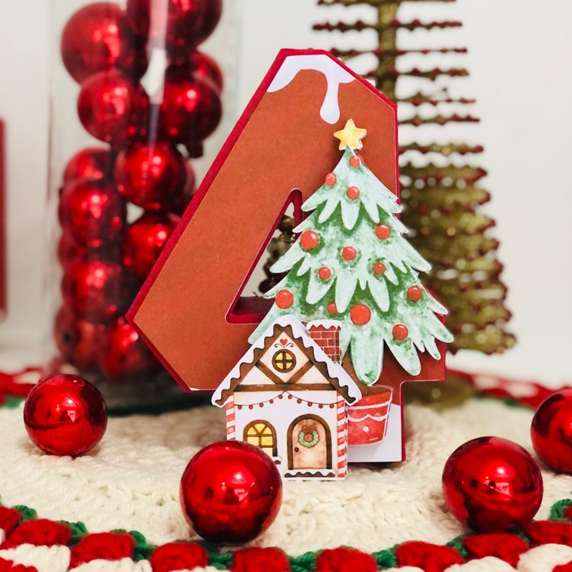 Arquivo de Corte Números 3D Natalinos 3