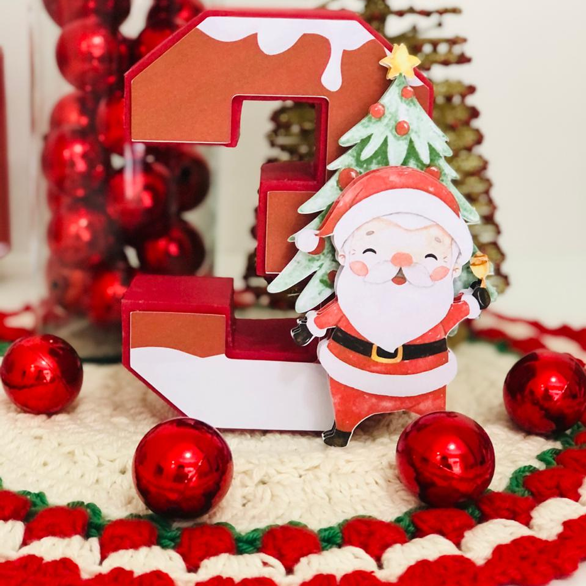 Arquivo de Corte Números 3D Natalinos 4