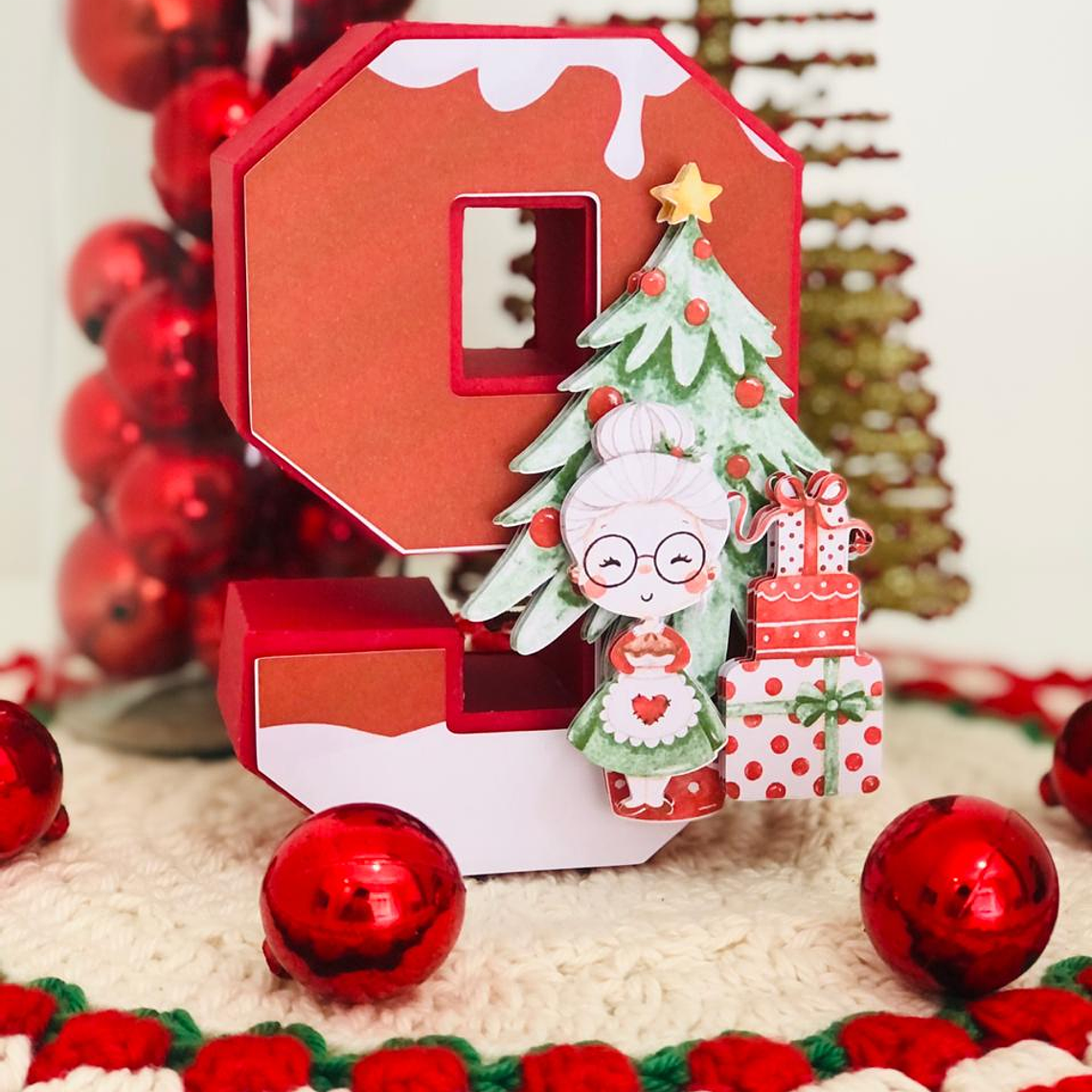 Arquivo de Corte Números 3D Natalinos 7