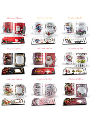 Arquivo Combo 46 Artes Canecas Natalinas