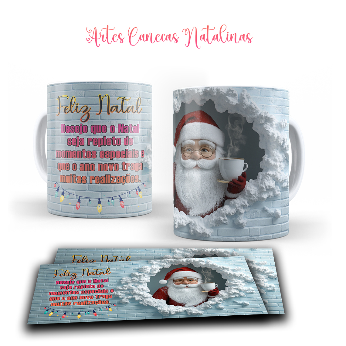 Arquivo Combo 46 Artes Canecas Natalinas 3