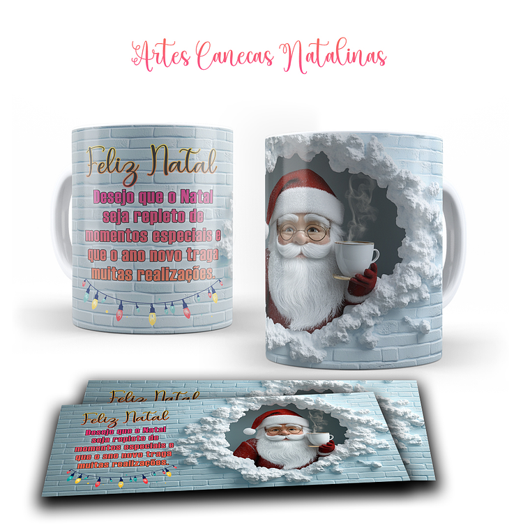 Arquivo Combo 46 Artes Canecas Natalinas 3